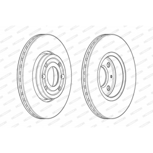 Гальмівний диск FERODO DDF1978