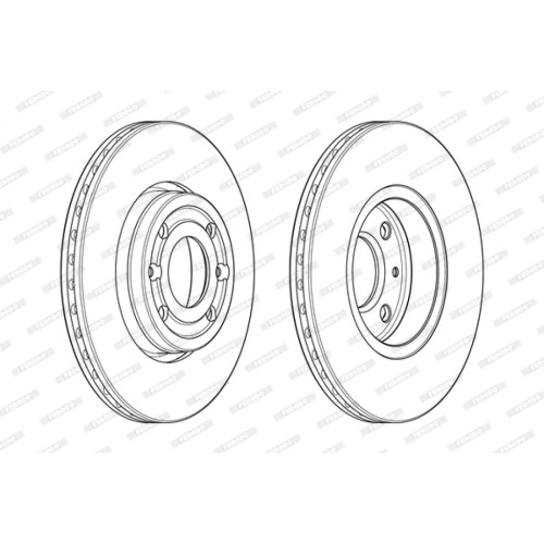 Гальмівний диск FERODO DDF1978