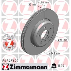 Гальмівний диск ZIMMERMANN 150.3483.20