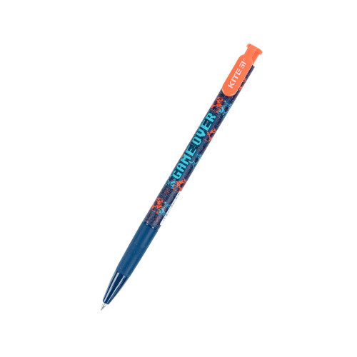 Ручка кулькова Kite автоматична Game over, синя (K21-363-02)