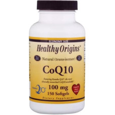 Антиоксидант Healthy Origins Коензим Q10, Kaneka (COQ10), 100 мг, 150 желатинових капсул (HO35017)