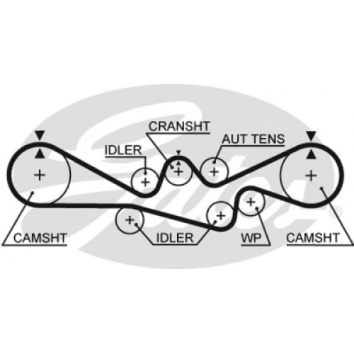 Ремінь ГРМ Gates 5537XS