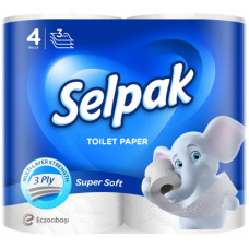 Туалетний папір Selpak 3 шари 4 рулони (8690530204492)