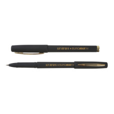 Ручка гелева Buromax Rouber Touch, 1.0мм, чорні чорнила (BM.8337-02)