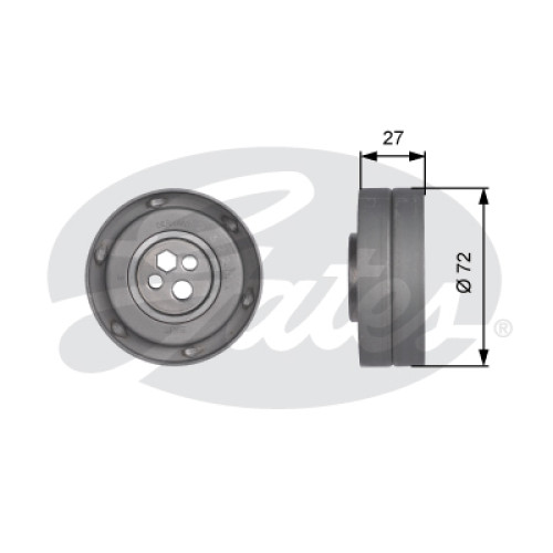 Ролик натягувача ременя Gates T41217