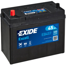 Акумулятор автомобільний EXIDE EXCELL 45Ah ASIA (+/-) ТК (330EN) (EB457)