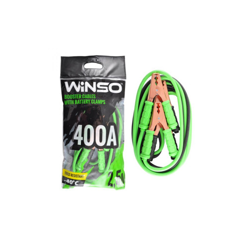Дроти для запуску для автомобіля WINSO 400А, 2,5м (138410)
