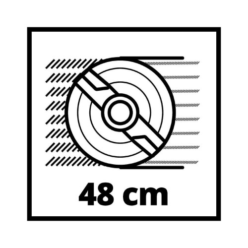 Газонокосарка Einhell GE-CM 36/48 Li M - Solo, 36В, PXC, 48 см, мульчування (без АКБ і ЗП) (3413054)