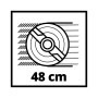 Газонокосарка Einhell GE-CM 36/48 Li M - Solo, 36В, PXC, 48 см, мульчування (без АКБ і ЗП) (3413054)