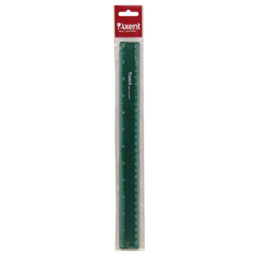 Лінійка Axent plastic, 30cm, matt, green (7530-05-А)