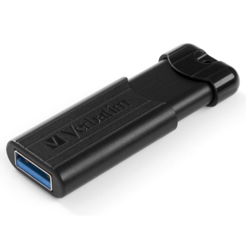 USB флеш накопичувач Verbatim 32GB PinStripe Black USB 3.0 (49317)