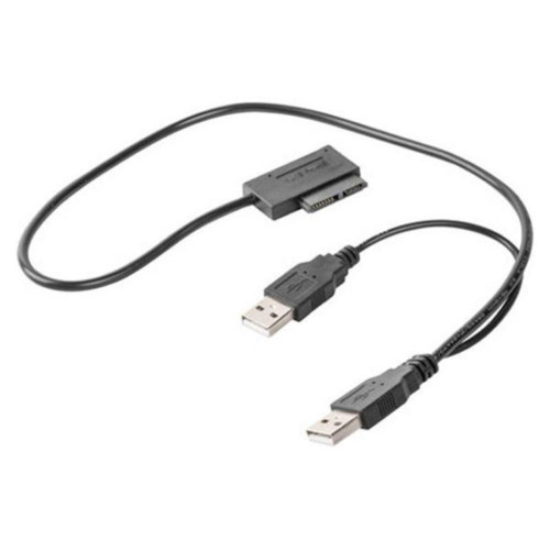 Перехідник USB 2.0 to Slimline SATA 13 pin Cablexpert (A-USATA-01)