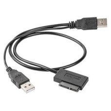 Перехідник USB 2.0 to Slimline SATA 13 pin Cablexpert (A-USATA-01)