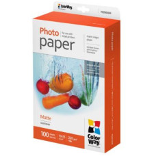 Папір ColorWay 10x15, 220г, matte, 100л (PM2201004R)