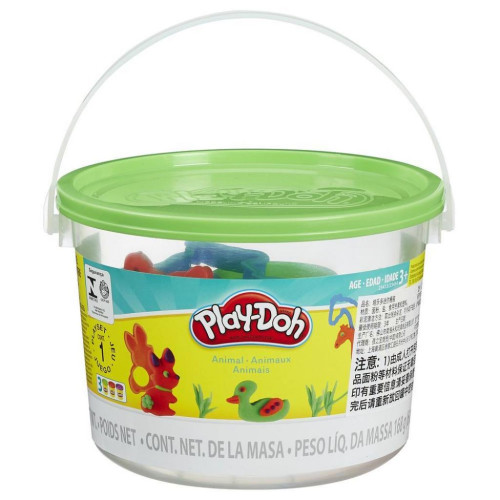 Набір для творчості Hasbro Play-Doh Міні відерце Зоопарк (23414_23413)