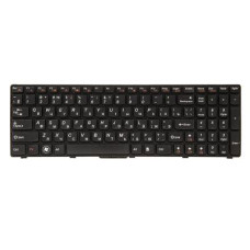 Клавіатура ноутбука PowerPlant Lenovo B570, B590, V570 черный, черный фрейм (KB311538)