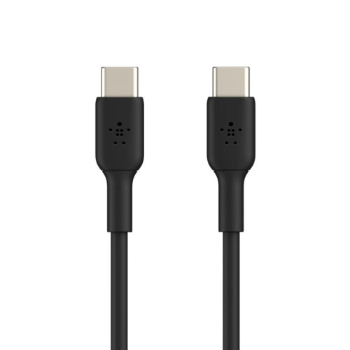 Дата кабель USB-С - USB-С, PVC, 1m, black Belkin (CAB003BT1MBK)