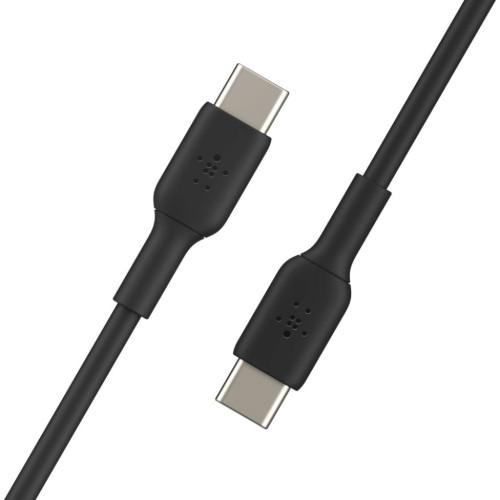 Дата кабель USB-С - USB-С, PVC, 1m, black Belkin (CAB003BT1MBK)