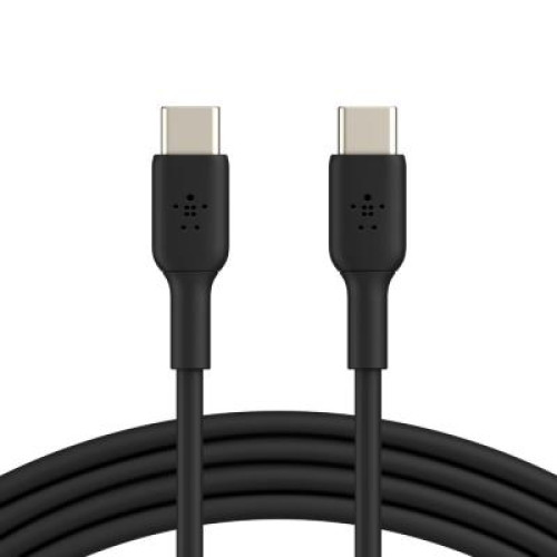 Дата кабель USB-С - USB-С, PVC, 1m, black Belkin (CAB003BT1MBK)