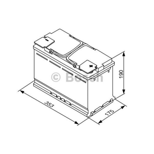 Акумулятор автомобільний Bosch 95А (0 092 S5A 130)