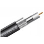 Кабель телевізійний FinMark RG-660, CU, +steel wire, 305м, black (F660BVMcu_305_black)