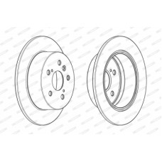 Гальмівний диск FERODO DDF1980C