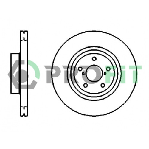Гальмівний диск Profit 5010-1175