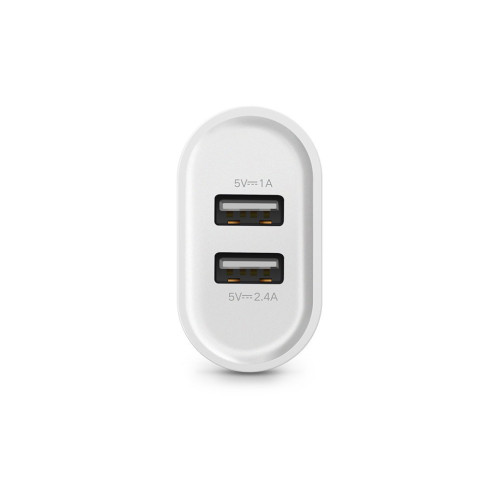 Зарядний пристрій Ugreen CD104 2xUSB 3.4A Charger (White) (20384)