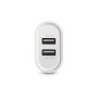 Зарядний пристрій Ugreen CD104 2xUSB 3.4A Charger (White) (20384)