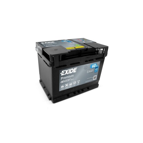 Акумулятор автомобільний EXIDE PREMIUM 60A (EA601)