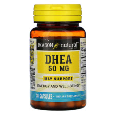 Вітамінно-мінеральний комплекс Mason Natural Дегідроепіандростерон 50 мг, DHEA, 30 капсул (MAV-11308)