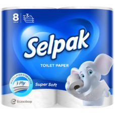 Туалетний папір Selpak 3 шари 8 рулонів (8690530204515)