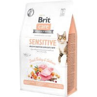 Сухий корм для кішок Brit Care Cat GF Sensitive HDigestion and Delicate Taste 400 г (8595602540716)