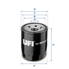 Фільтр масляний UFI 23.265.00