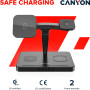 Зарядний пристрій Canyon WS-404 4in1 Wireless charger (CNS-WCS404B)