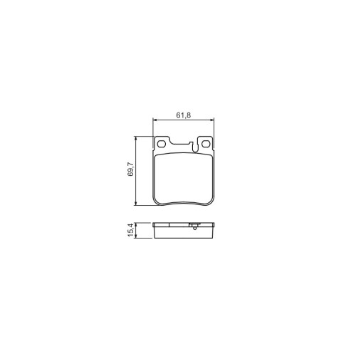 Гальмівні колодки Bosch 0 986 460 965