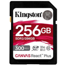 Карта пам'яті Kingston 256GB SDXC class 10 UHS-II U3 Canvas React Plus (SDR2/256GB)