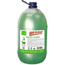 Рідке мило San Clean Зелене 5 кг (4820003544440)
