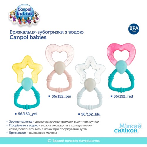 Прорізувач Canpol Babies Чарівна паличка Рожеве (56/152_pin)