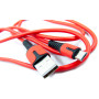 Дата кабель USB 2.0 AM to Micro 5P 1.0m red Dengos (PLS-M-IND-SOFT-RED)