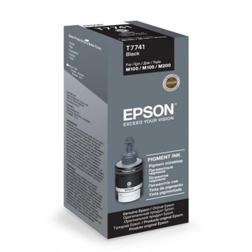 Контейнер з чорнилом Epson 774 black M100/M105/M200 (C13T77414A)