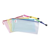 Папка на блискавці Axent transparent, assorted colors (1408-00-А)