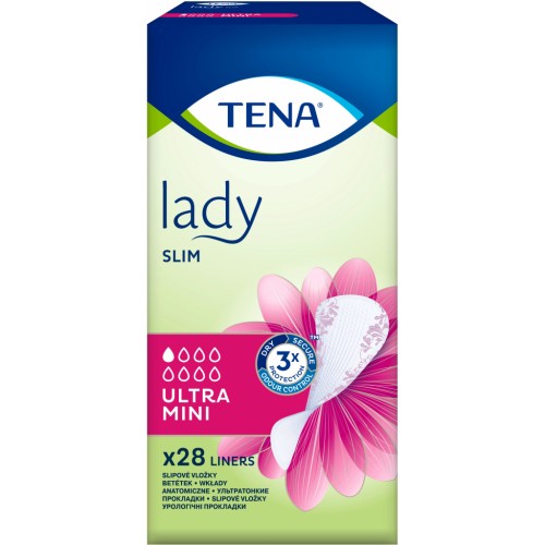 Урологічні прокладки Tena Lady Slim Ultra Mini 28 шт. (7310791247649/7322541116082)