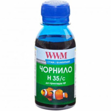 Чорнило WWM HP №22/134/121 100г Cyan (H35/C-2)