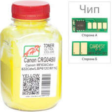 Тонер Canon MF610/630 35г Yellow +chip AHK (3203123)