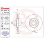 Гальмівний диск Brembo 09.7010.21