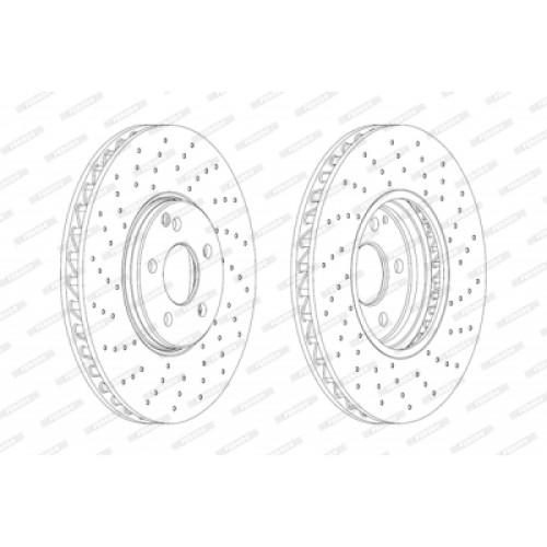 Гальмівний диск FERODO DDF1981RC-1