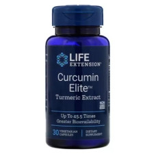 Трави Life Extension Екстракт куркуми, Curcumin Elite, 30 рослинних капсул (LEX-24673)