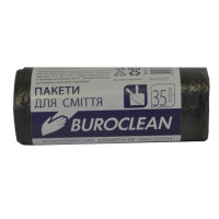 Пакети для сміття Buroclean чорні 35 л 30 шт. (4823078910608)
