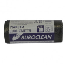 Пакети для сміття Buroclean чорні 35 л 30 шт. (4823078910608)